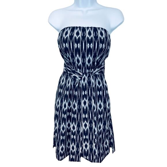 Athleta Ikat Strapless Anywhere dress with pockets - Picture 2 of 14